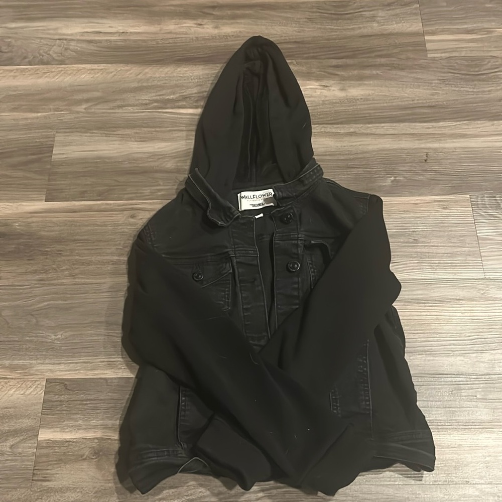 Jean/fabric jacket